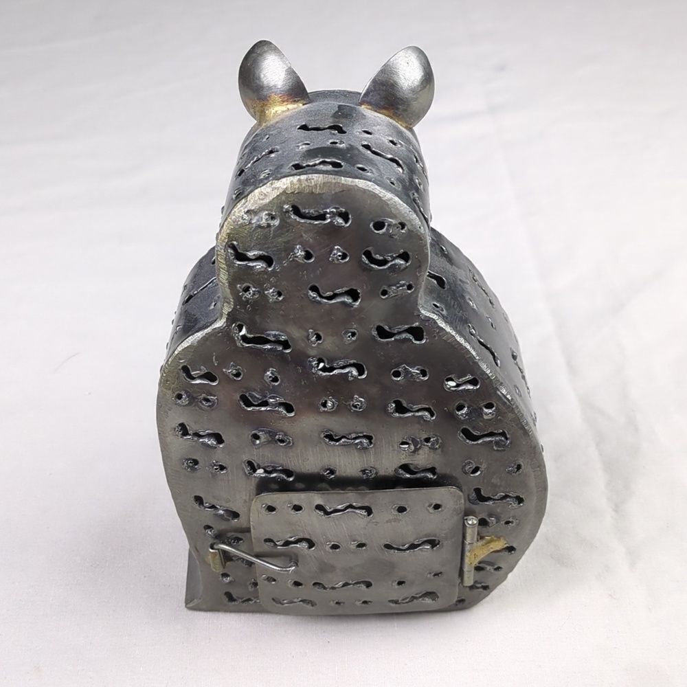 For Kitty Rescue! Metal Tealight Candle Holder - Picture 8 of 11